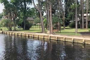 Bulkhead on private property in Jacksonville