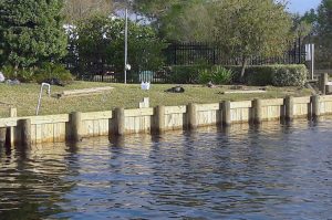 Residential bulkhead in Florida
